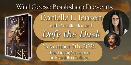 Danielle L Jensen at The Branigin Room at Franklin College