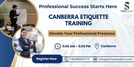 Professional Success Starts Here: Canberra Etiquette Training