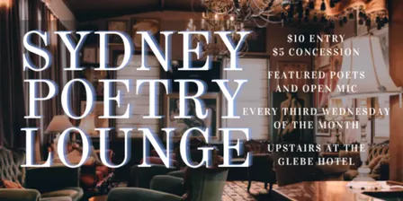 October Sydney Poetry Lounge - Luke Fischer & Jakob Ziguras w/ OPEN MIC