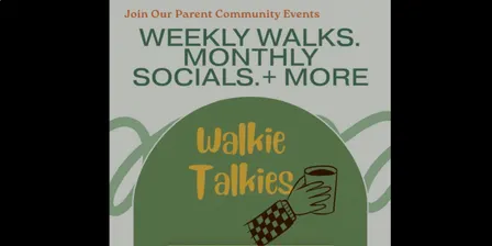 Walkie Talkies - FIND YOUR VILLAGE (5 week program)