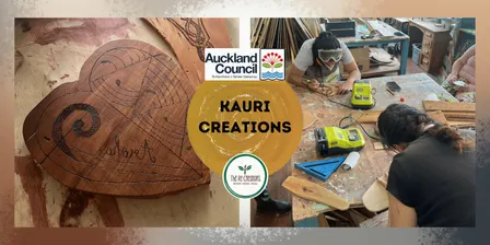 Make a Kauri Creation: Power Tools 101, The ReCreators Green Space, Friday 13 Nov, 10am - 1pm
