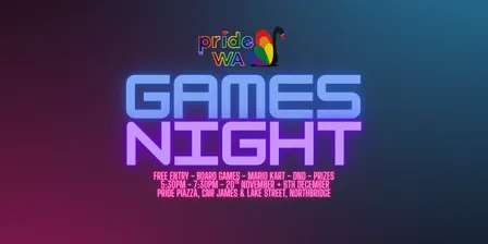Pride WA Games Night - PRIDEFEST Editions