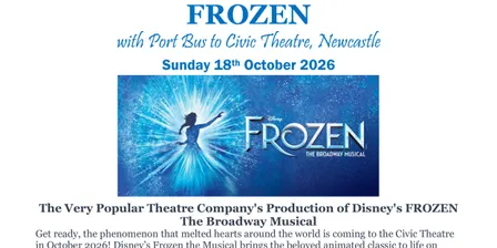 ⛄💎🏰FROZEN The Musical at Civic Theatre 🎭 🍿