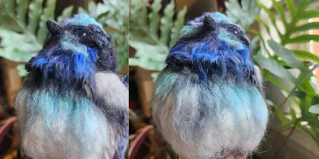 Realistic Pompom Birds with Anther