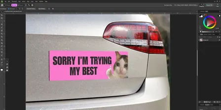 afk club: Make Your Own Bumper Sticker with Affinity Graphic Designer