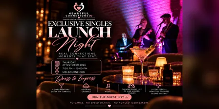 Heartful ConneXions | Exclusive Singles Launch Night (Ages 35–55)
