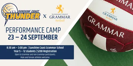 Grammar X Thunder Netball September Performance Camp