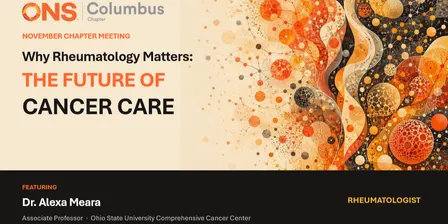 CCONS - Why Rheumatology Matters: the Future of Cancer Care