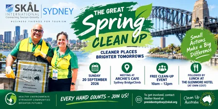Skål Sydney PLUS Sep 2026: Coastal Clean Up