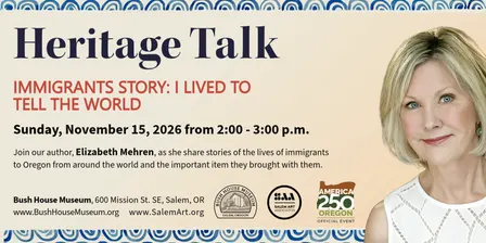 Heritage Talk - Elizabeth Mehren