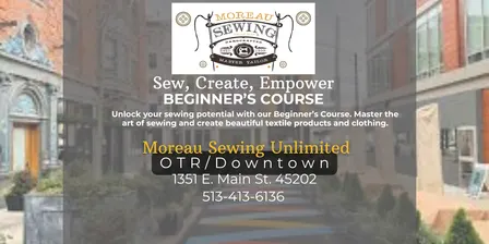 Beginner's Sewing Course OTR/Downtown