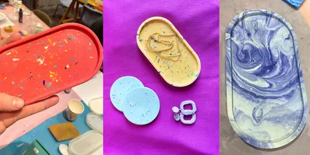 Jesmonite For Beginners: Colourful Terrazo Trays with Jess