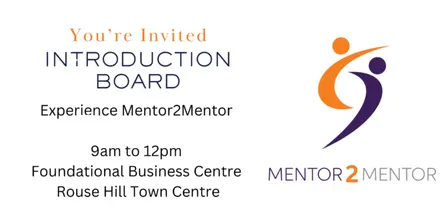 Mentor2Mentor Introduction Board 29 September 2026