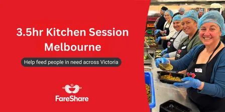 2026 3.5 hr Kitchen Volunteering Experience Melbourne