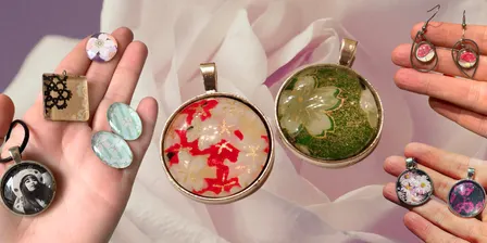 Handmade gifts: Paper and Glass Jewellery and Accessories with Qing