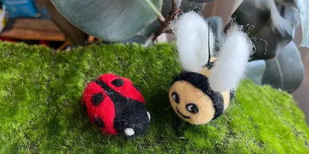 Dry Felting 101: Ladybirds and Bees with Heather