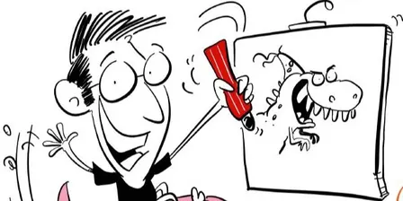 No Rules Cartooning facilitated by Cartoon Dave
