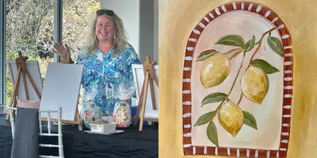Paint & Sip Gold Coast – Lemon Zest
