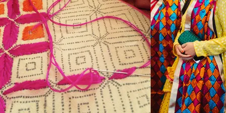 Indian Phulkari Embroidery for Beginners with Manjari