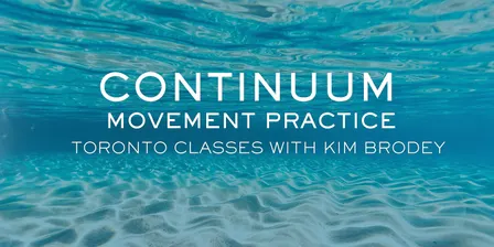 Continuum Movement Practice: Toronto Classes with Kim Brodey