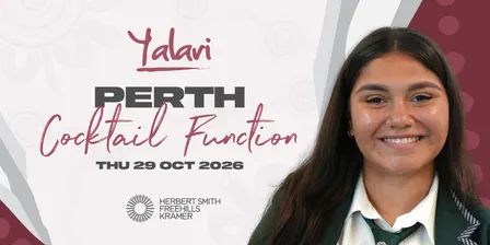 2026 Yalari Perth Cocktail Function