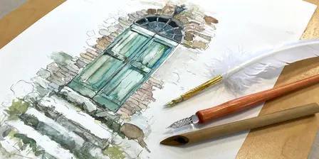 Ink and Wash Workshop: Charming Doors and Windows (Adult 16+)