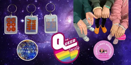 Queer Joy Workshops- Beaded bracelets & pronoun/pride keyrings