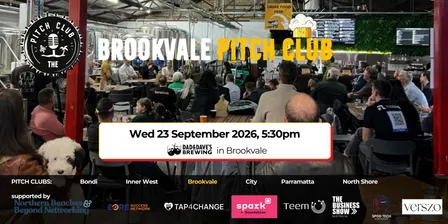 Brookvale Pitch Club at Dad & Dave's Brewing - Sept 23rd