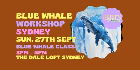 Blue Whale Art Workshop Sydney