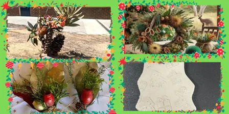 School Holiday Christmas Nature Craft