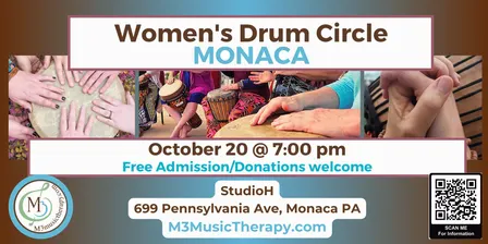 Womens' Drum Circle - October 2026 (Monaca)