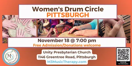 Womens' Drum Circle - November 2026 (Pittsburgh)