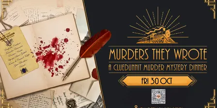 Cluedunnit | MURDERS THEY WROTE - Murder Mystery Dinner - Novotel - Perth