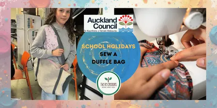 School holiday- Sew a Duffle Bag, The ReCreators Green Space, Mon 28 Sep, 10am-2pm