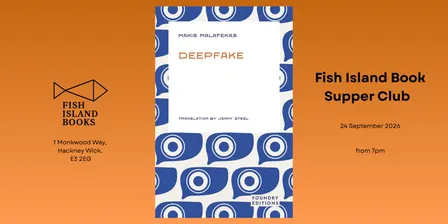 Fish Island Book Supper Club - September