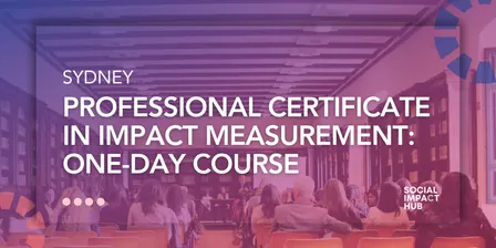 Professional Certificate in Impact Measurement: One-Day Course