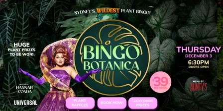 BINGO BOTANICA [Thu 3 Dec]
