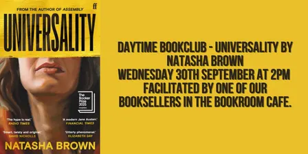 Daytime Bookclub - Universality by Natasha Brown