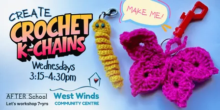 Crochet K-Chains // West Winds After School Program 2026