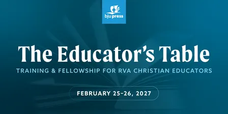 The Educator's Table: Training & Fellowship for RVA Christian Educators