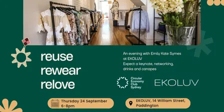 Reuse. Rewear. Relove. An evening with Ekoluv