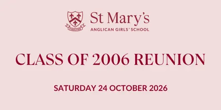 St Mary's Class of 2006 Reunion