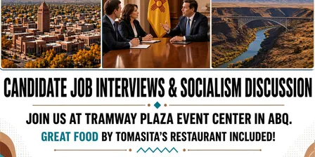 Candidate Job Interviews and Socialism Discussion BASH (Business and Social Hour)