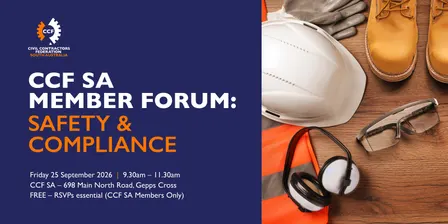 CCF SA Member Forum: Safety & Compliance