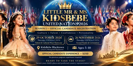 👑 SEARCH FOR LITTLE MR & MS KIDSBEBE UNITED NATIONS 2026