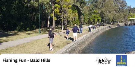 Gold n Kids at Bald Hills - Fishing for Brisbane City Council