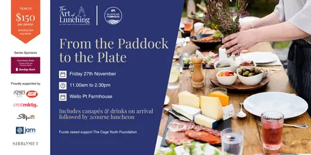 From the Paddock to the Plate - Foody Luncheon