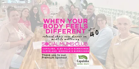 When Your Body Feels Different After 40 - relaxed chat over dinner on midlife wellbeing
