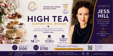 The Bangle Foundation High Tea - Jess Hill