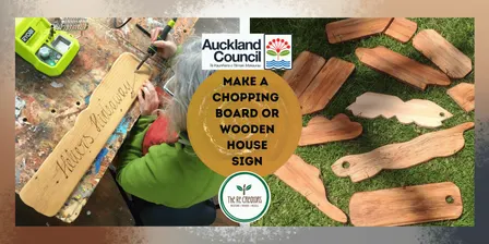 Make a Chopping Board or a House Sign: Power Tools 101, Albany Community Hub: Albany Beauty Room, Wed 11 Nov, 9:30am-12:30pm